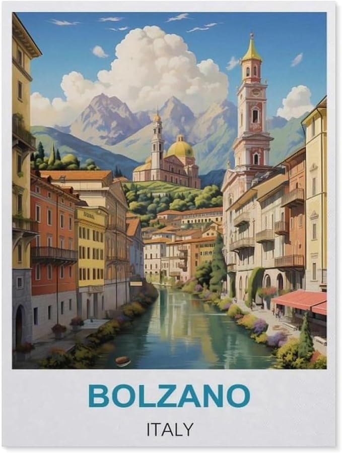 1000 Piece Jigsaw Puzzle，Bolzano Italy，Adults Children Paper Toy Educational Game（50x70cm）-BI85