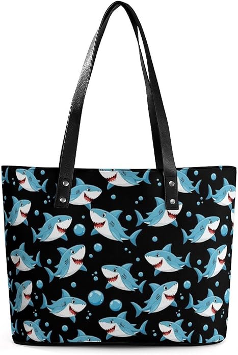 Fashion Leather Tote Bag Travel Work Daily Essentials Handbag Unisex Handbag