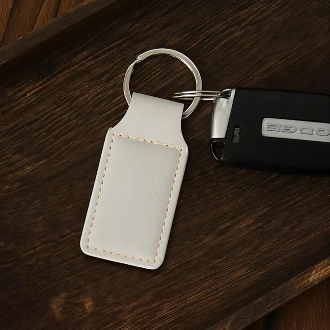 LaserGram Rectangle Keychain, Flag of South Korea, Personalized Engraving Included