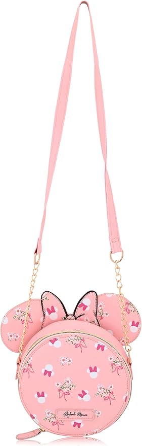 Disney Minnie Mouse Mini Purse Crossbody Handbag for Women | Leather Women's Shoulder Handbag | Minnie Mouse Accessories for Adults, Unisex