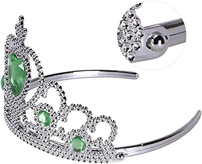 Orgrimmar Princess Dress Up Accessories Gloves Tiara Crown Wand Necklaces Presents for Kids Girls