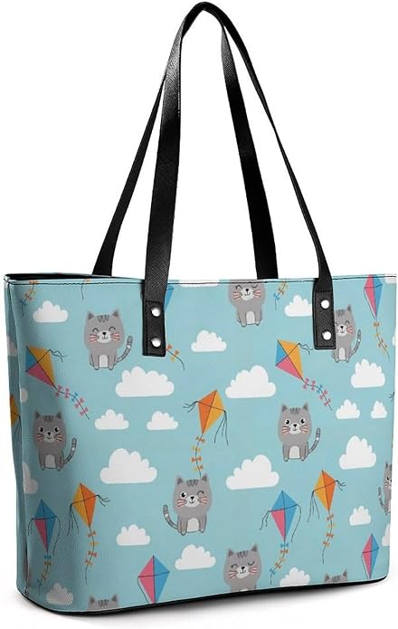 Fashion Leather Tote Bag Travel Work Daily Essentials Handbag Unisex Handbag