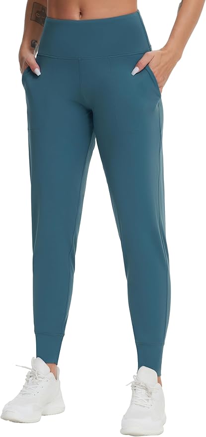 THE GYM PEOPLE Women's Joggers Pants Lightweight Athletic Leggings Tapered Lounge Pants for Workout, Yoga, Running