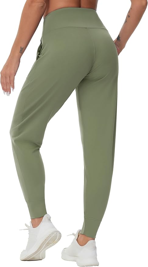 THE GYM PEOPLE Women's Joggers Pants Lightweight Athletic Leggings Tapered Lounge Pants for Workout, Yoga, Running
