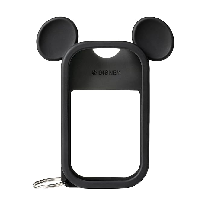 Touchland & Disney Special Edition Mist Case 1FL. OZ., Protective and Stylish Hand Sanitizer Spray Accessory, Silicone with Keyring, Mickey Mouse