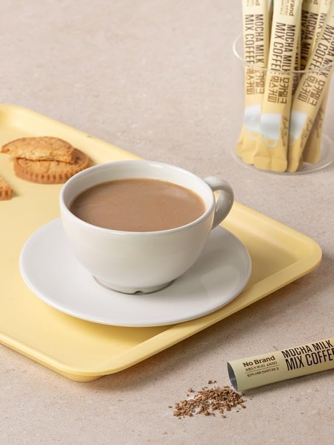 LENITH Korean Mocha Milk Mix Coffee 30 Sticks Instant Coffee Mix Home Cafe Sweet Coffee (0.38oz * 30 Sticks) Total 11.64oz