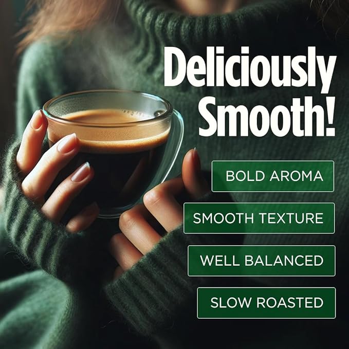 VitaCup Perfect Low Acid Coffee Pods, USDA Organic & Fair Trade, Mycotoxin Free, Dark Roast Guatemala Single Origin, Clean & Pure Recyclable Single Serve Pod compatible w/Keurig K-Cup Brewers,16 CT