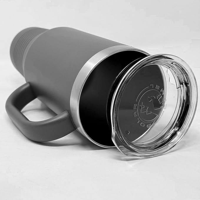 40oz Vacuum Insulated Travel Mug with Handle, CNA Certified Nurse Assistant, Personalized Engraving Included (Gray)