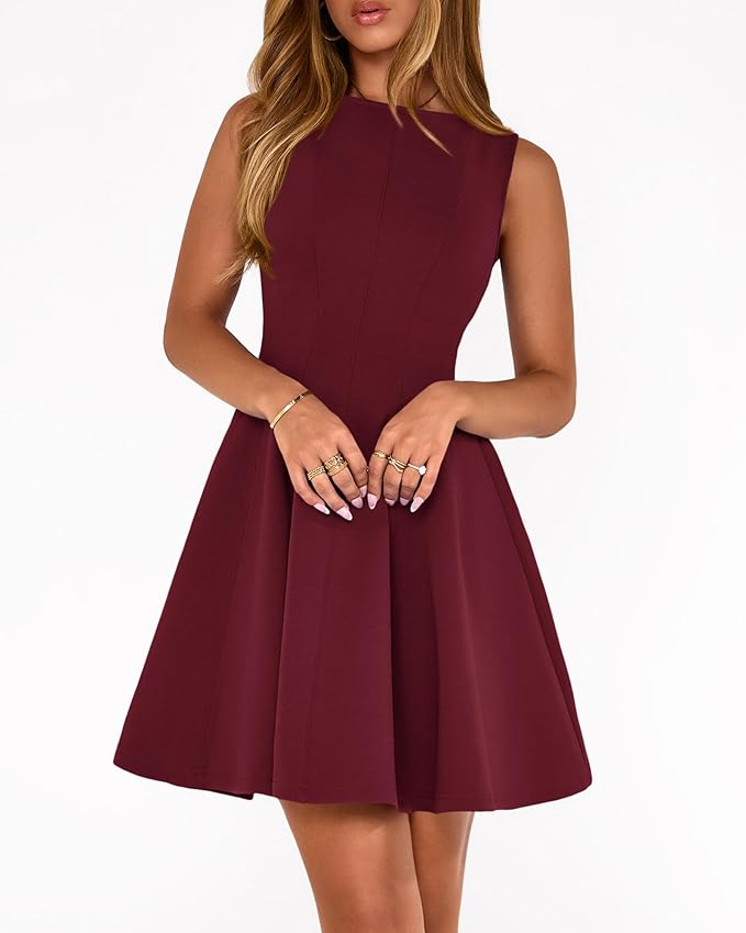 BTFBM Spring Dresses for Women 2026 Elegant Classy A Line Casual Graduation Business Work Party Cocktail Short Dress