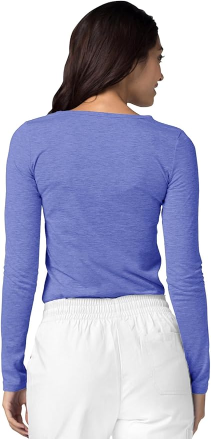Adar Underscrubs for Women 3 Pack - Long Sleeve Underscrub Comfort Tee