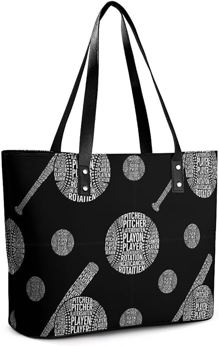 Fashion Leather Tote Bag Travel Work Daily Essentials Handbag Unisex Handbag