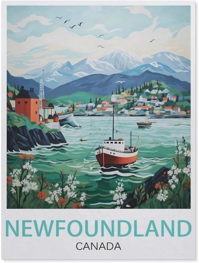 Jigsaw Puzzles for Adults 1000 Piece，Newfoundland, Canada，Classic Puzzle Teens Boys Girls Puzzles for DIY Intellective Educational Game, Gift Home Decor（75x50cm）-BF10