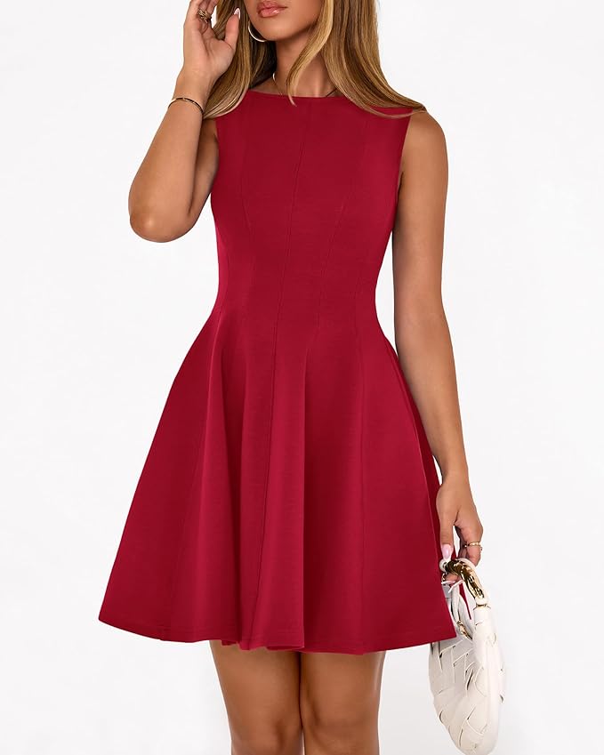 BTFBM Spring Dresses for Women 2026 Elegant Classy A Line Casual Graduation Business Work Party Cocktail Short Dress
