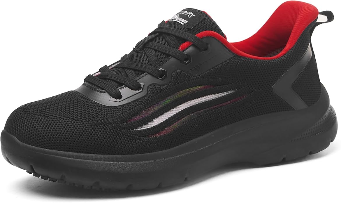 Treesky Non Slip Work Shoes for Women in Food Service - Slip Resistant, Comfortable & Lightweight Sneakers, Suitable for Restaurant, Kitchen & Nursing Crews