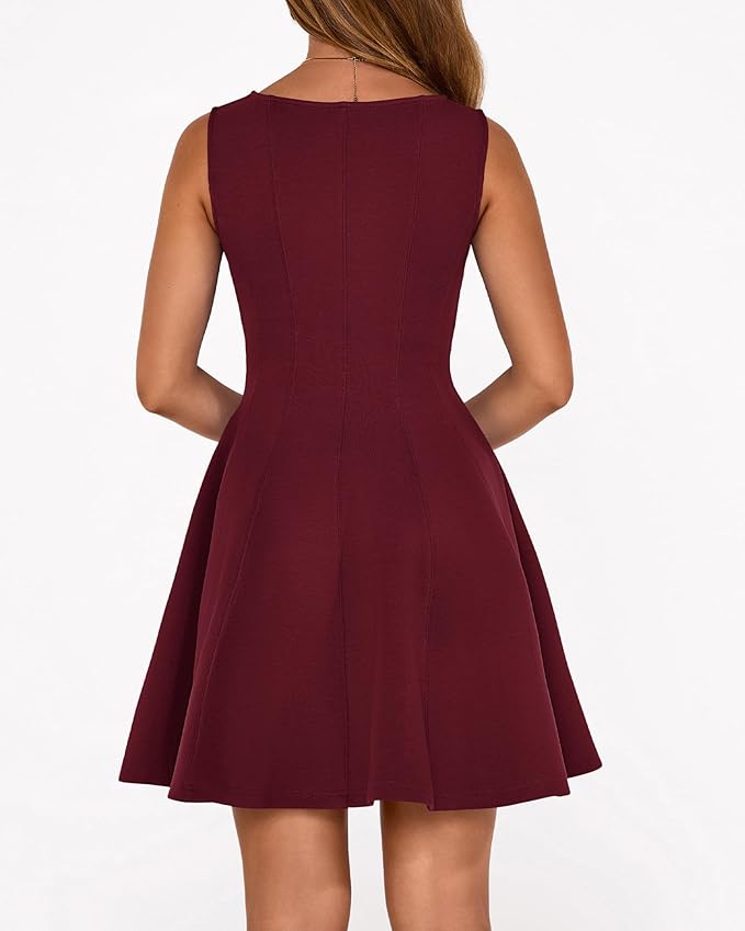 BTFBM Spring Dresses for Women 2026 Elegant Classy A Line Casual Graduation Business Work Party Cocktail Short Dress