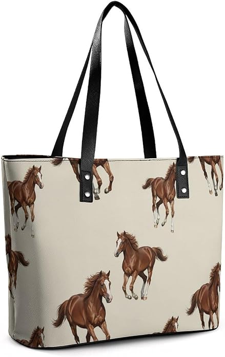 Fashion Leather Tote Bag Travel Work Daily Essentials Handbag Unisex Handbag