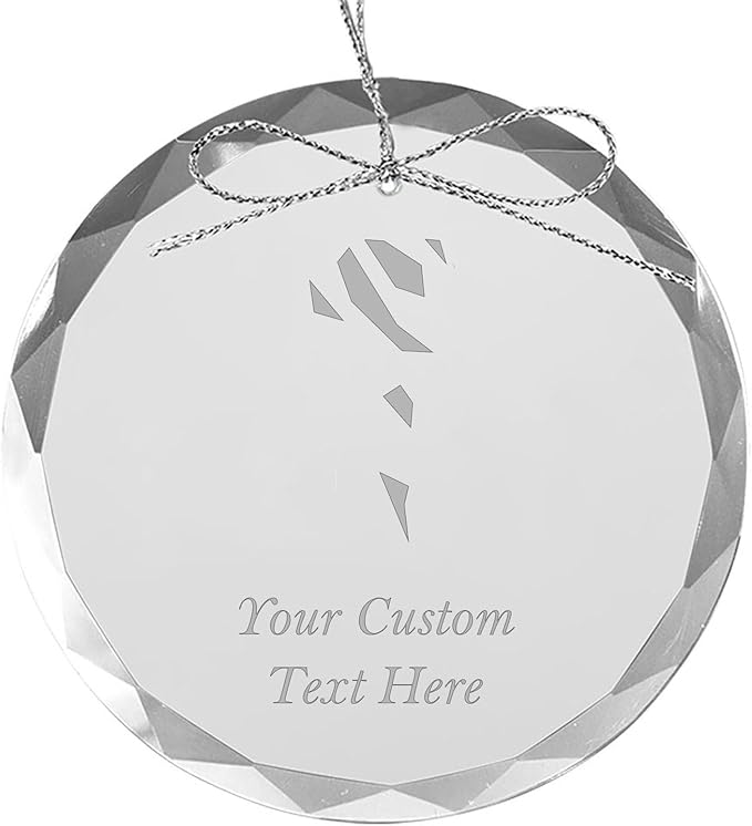 Faroe Islands, Personalized Travel Christmas Ornament – Customized Engraved Glass Keepsake - Custom Family Trip & Vacation, 2024, 2025, 2026, 2027 & Name – Destination Xmas Holiday Ornament