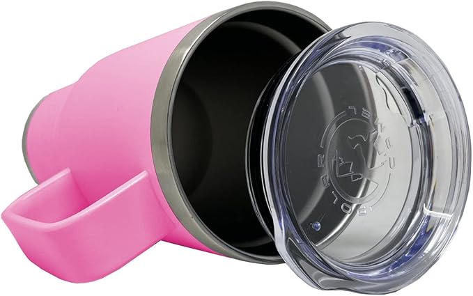 LaserGram 20oz Vacuum Insulated Travel Mug with Handle, CNA Certified Nurse Assistant, Personalized Engraving Included (Pink)