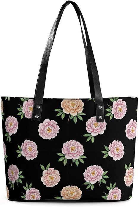 Fashion Leather Tote Bag Travel Work Daily Essentials Handbag Unisex Handbag