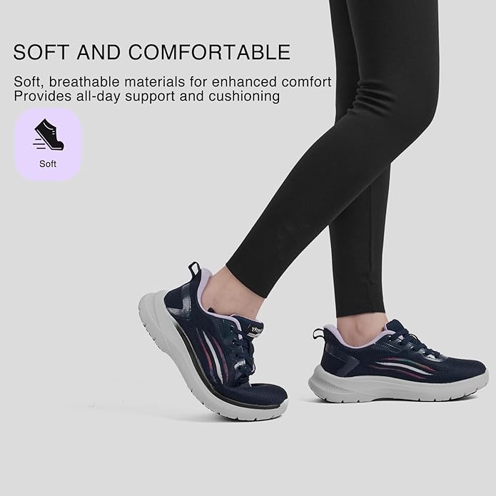 Treesky Non Slip Work Shoes for Women in Food Service - Slip Resistant, Comfortable & Lightweight Sneakers, Suitable for Restaurant, Kitchen & Nursing Crews