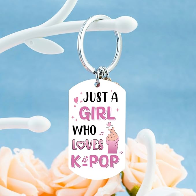 Yoxiumi Kpop Gifts for Girls K Pop Gifts for K-pop Lovers Kpop Keychain Accessories for Girls Birthday Christmas Stocking Stuffers for k-Pop Lovers Cute K Pop Stuff Keychains