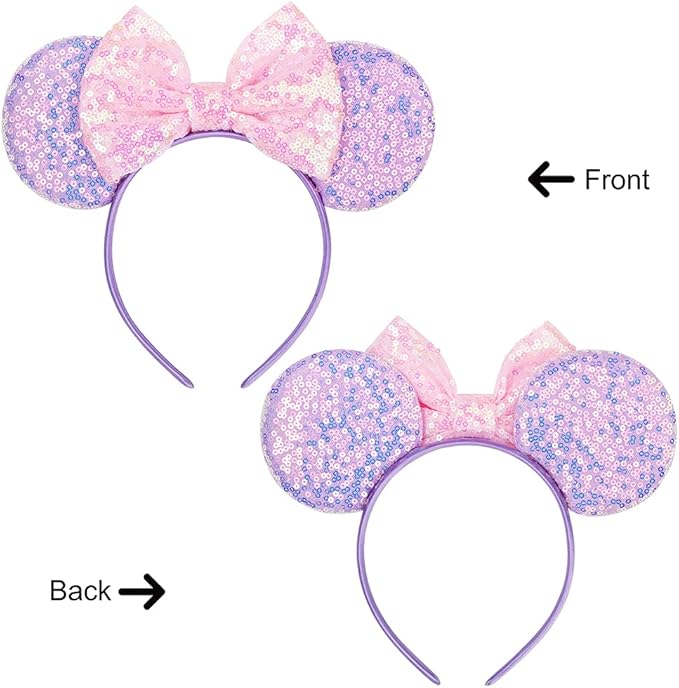 Eisyaa Mouse Ears Bow Headbands