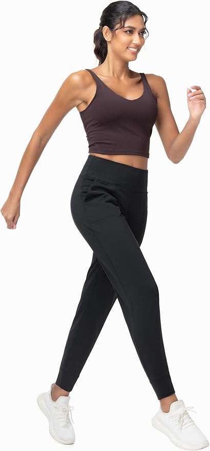 THE GYM PEOPLE Women's Joggers Pants Lightweight Athletic Leggings Tapered Lounge Pants for Workout, Yoga, Running