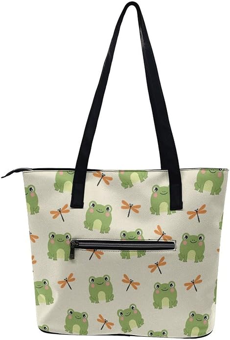 Fashion Leather Tote Bag Travel Work Daily Essentials Handbag Unisex Handbag