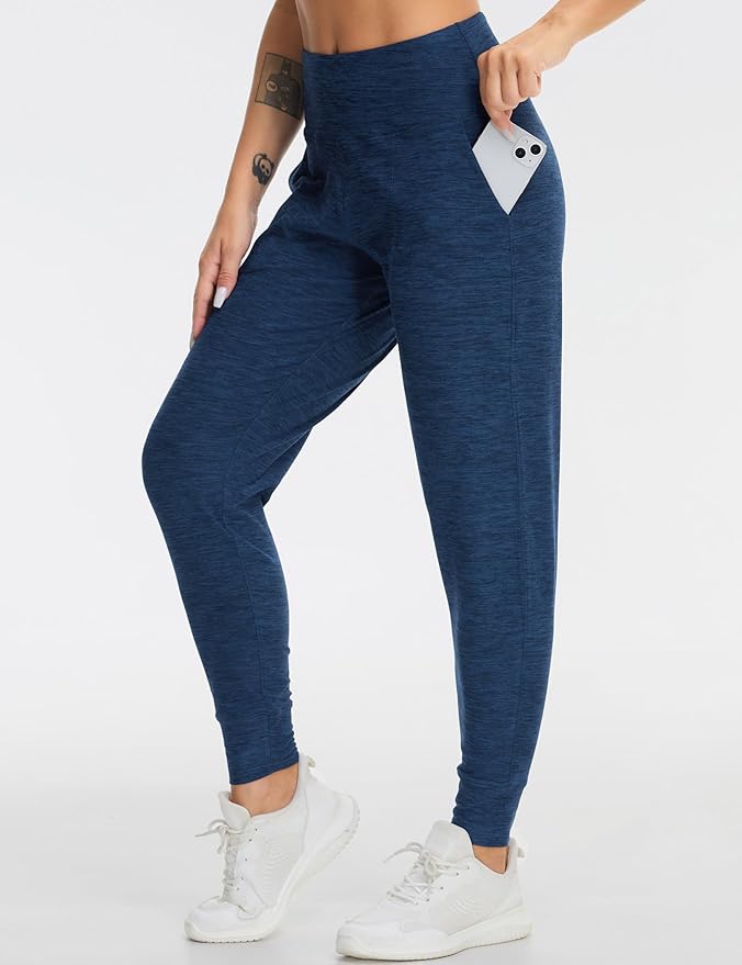 THE GYM PEOPLE Women's Joggers Pants Lightweight Athletic Leggings Tapered Lounge Pants for Workout, Yoga, Running