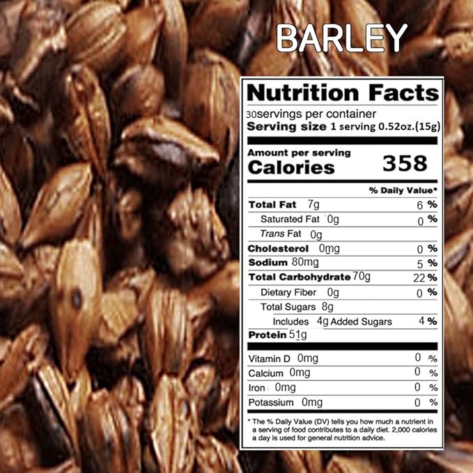 GAGOPA Roasted Barley Tea – 100% Korean Grain Tea, Smooth Nutty Flavor, Caffeine-Free Herbal Drink, Hot or Iced, 450g Bulk Pack