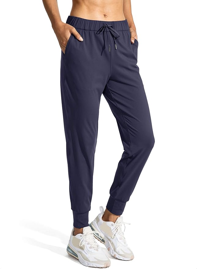 SANTINY Women's Joggers Pants Pockets Drawstring Running Sweatpants for Women Lounge Workout Jogging