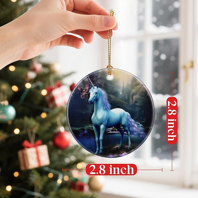 Unicorn Ornaments, Christmas Ornaments: Christmas Tree Decorations, Holiday Decor, Stocking Stuffers, Gift Ideas, Xmas Gift, Unicorn Lover Gifts & Gifts for Friends and Her