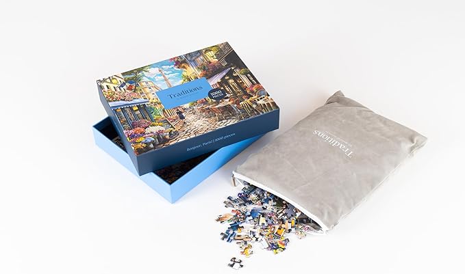 MOSAIC PUZZLES Bonjour, Paris! Puzzles for Adults - Premium Jigsaw Puzzles, 1000 Pieces