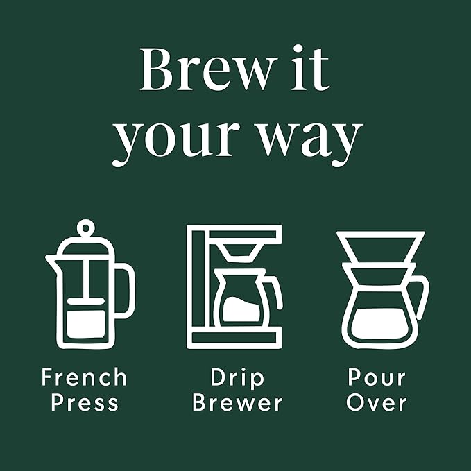 Starbucks Ground Coffee, Dark Roast Hot or Iced Coffee, French Roast, Six 12 oz Bags
