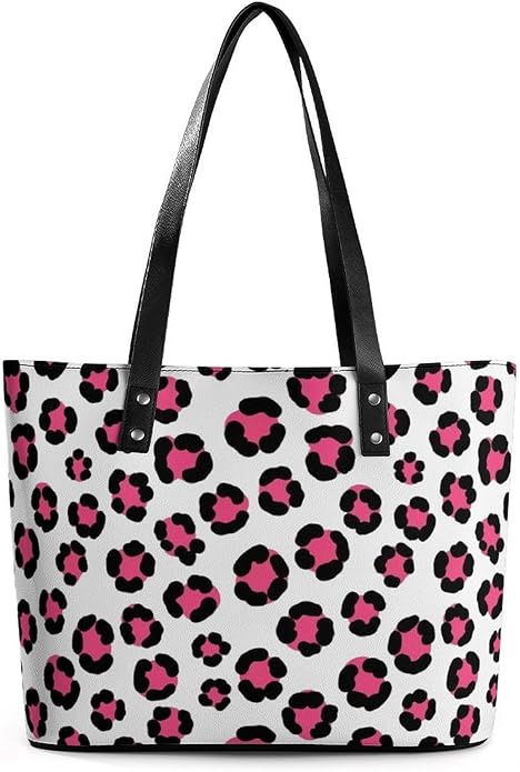 Fashion Leather Tote Bag Travel Work Daily Essentials Handbag Unisex Handbag