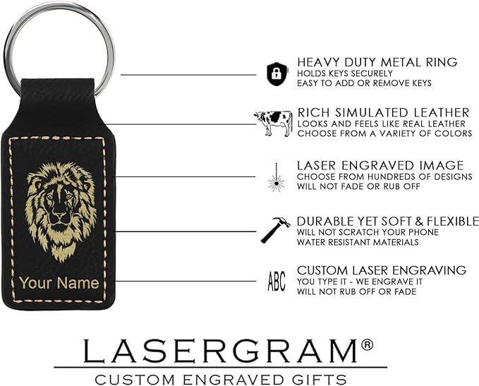 LaserGram Rectangle Keychain, Flag of South Korea, Personalized Engraving Included
