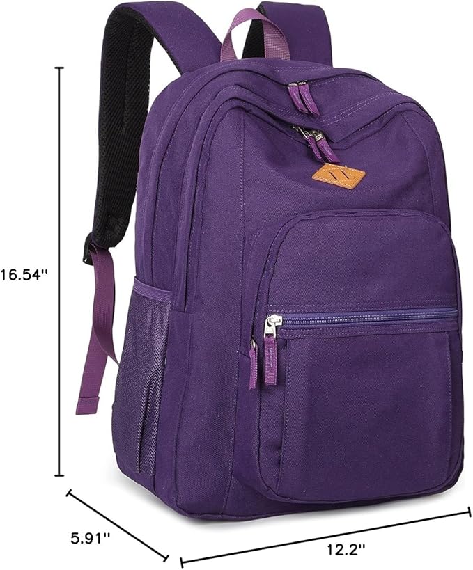 abshoo Classical Basic Travel Backpack For School Water Resistant Bookbag | For School, For School