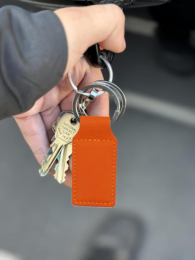 LaserGram Rectangle Keychain, Flag of South Korea, Personalized Engraving Included