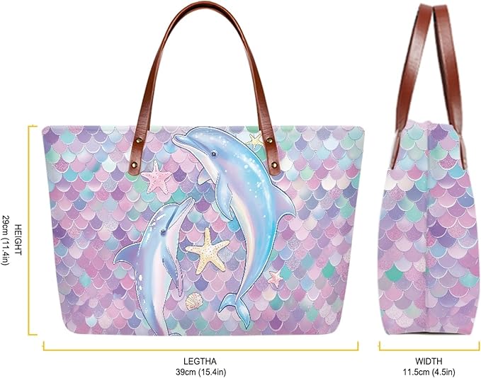 Womens Zip Up Tote Handbag Daisy Print Large Capacity Tote Purse Handbag Big Tote Bag Purse For Work Laptop