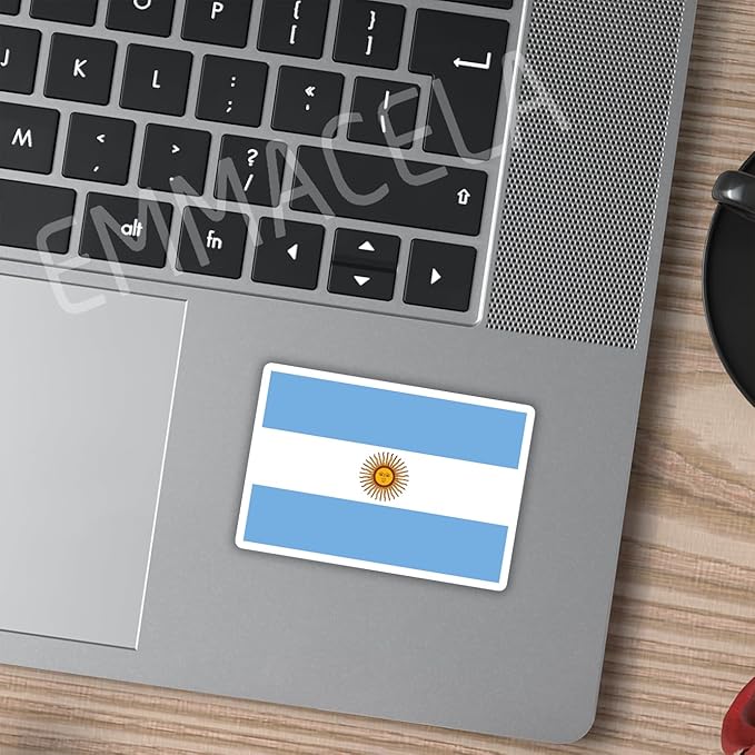 (3PCS) Argentina Flag stickers, Countries Flag Stickers - Waterproof Vinyl Decals For Laptops, Tumblers, Water Bottles, Books, Scrapbooks, Size 3 x 2 Inch