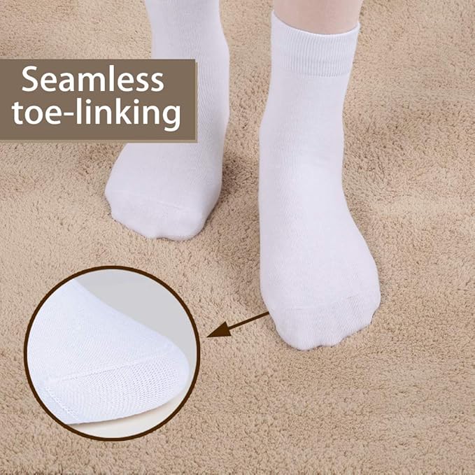 FGZ Women Thin Cotton Socks Soft Cozy Socks Cute Ankle Crew Socks 5 Pairs