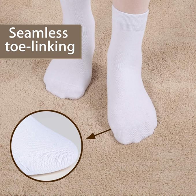 FGZ Women Thin Cotton Socks Soft Cozy Socks Cute Ankle Crew Socks 5 Pairs