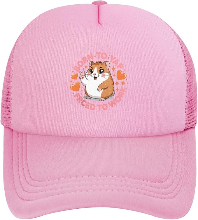 Born to yap Forced to Work Hat Funny Trucker Hats for MenBaseball Hat Birthday Gifts