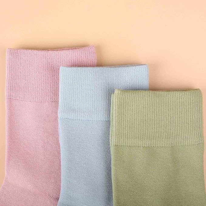 FGZ Women Thin Cotton Socks Soft Cozy Socks Cute Ankle Crew Socks 5 Pairs