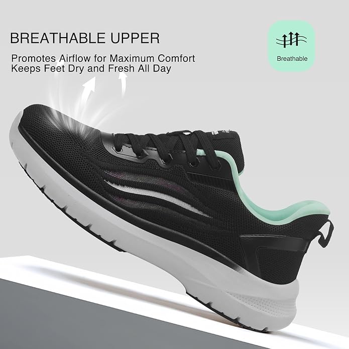 Treesky Non Slip Work Shoes for Women in Food Service - Slip Resistant, Comfortable & Lightweight Sneakers, Suitable for Restaurant, Kitchen & Nursing Crews