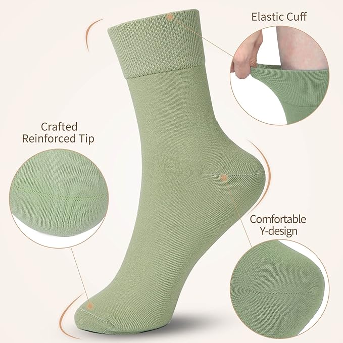FGZ Women Thin Cotton Socks Soft Cozy Socks Cute Ankle Crew Socks 5 Pairs