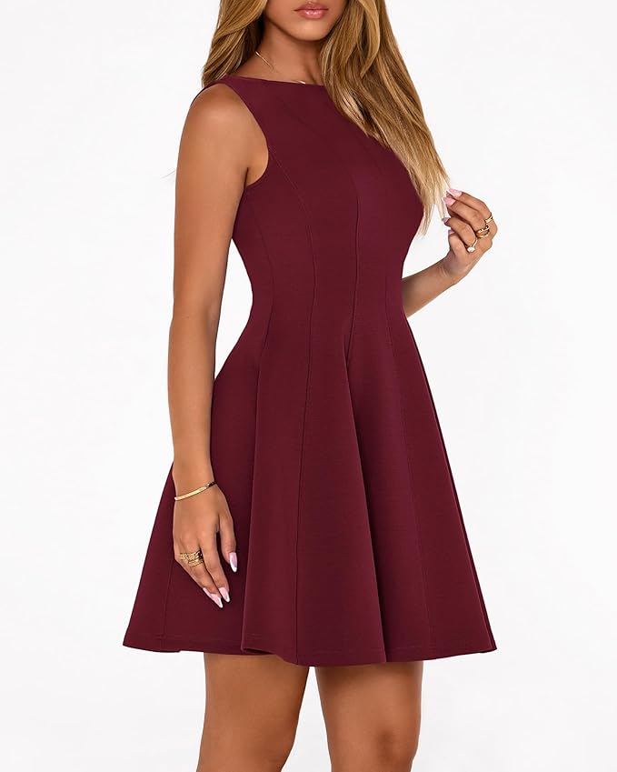 BTFBM Spring Dresses for Women 2026 Elegant Classy A Line Casual Graduation Business Work Party Cocktail Short Dress