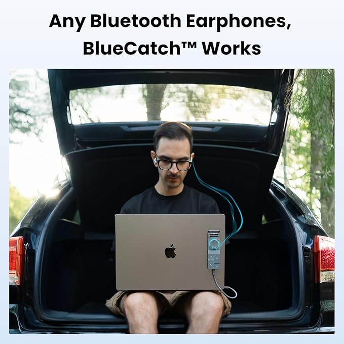 HiDock P1 AI Voice Recorder Work with Wireless Earbuds: BlueCatch Tech Smart Voice Recorder with Playback AI Transcriber Summarize for Lectures Meeting Notes Voice Activated Recorder 64GB(Star White)
