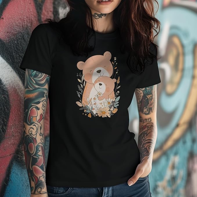 Cute Graphic T-Shirts for Women Crewneck Short Sleeve Tees Vintage Y2K Tops Loose Casual Summer Boho Outfits