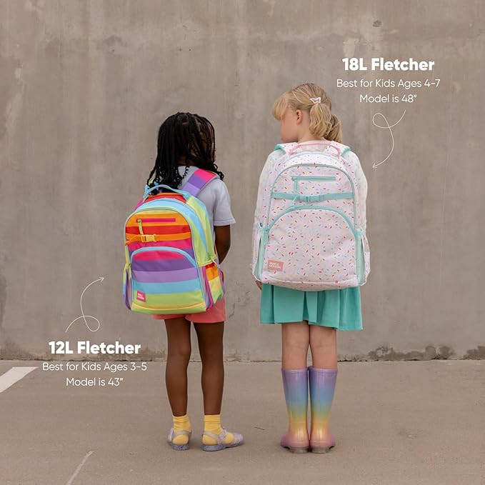 Simple Modern Large Mattel Barbie Kids Backpack for School Girls and Boys | Elementary Backpack for Teen | Fletcher Collection | Kids - 16" tall | Barbie Checkmate